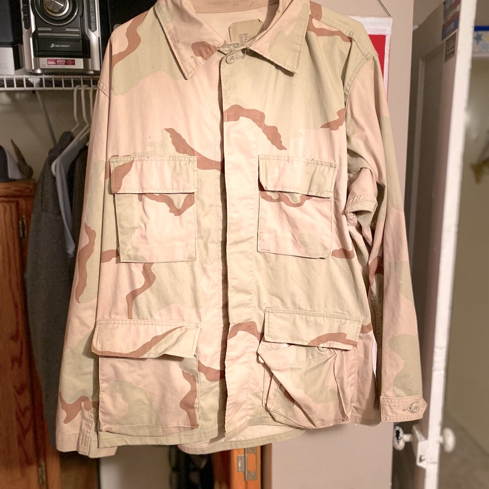 Desert Camo fatigue shirt